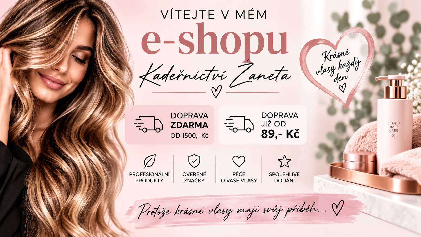 E-shop Kadeřnictví Žaneta