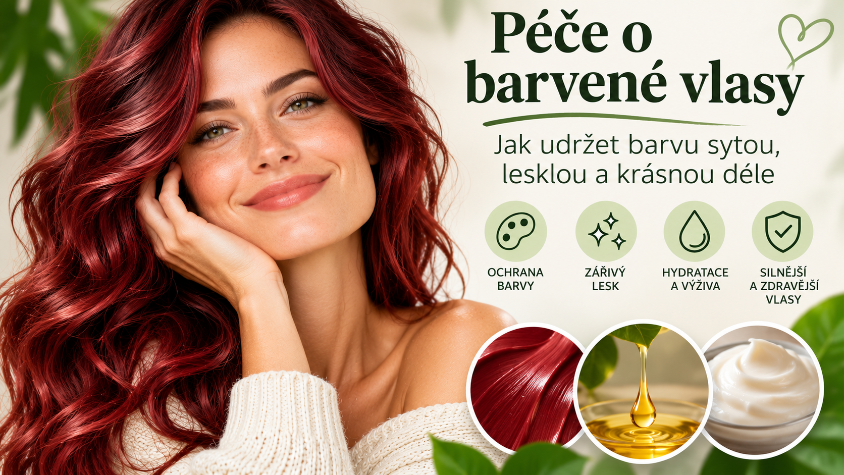 Péče o barvené vlasy – jak udržet barvu zářivou, lesklou a krásnou